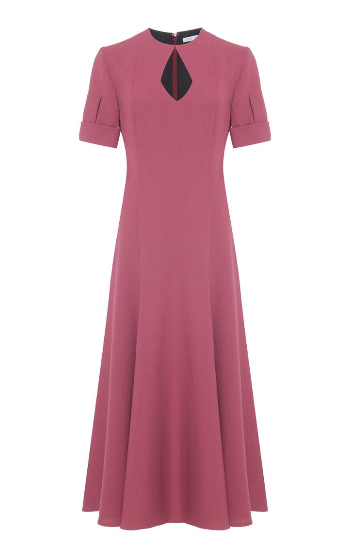 Emilia Wickstead Ludovica Fitted Midi Dress
