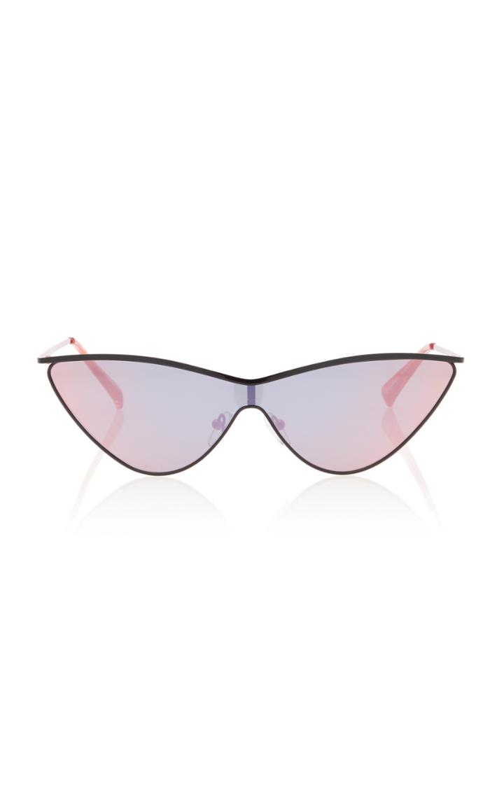 Adam Selman X Le Specs The Fugitive Acetate Cat-eye Sunglasses