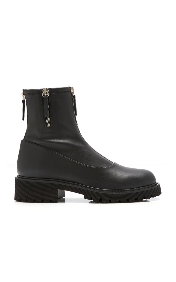 Giuseppe Zanotti Leather Zipper Ankle Boots