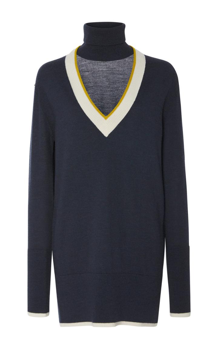 Tome Deep V Turtleneck