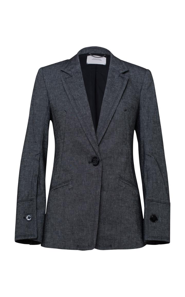 Dorothee Schumacher Denim Coolness Tailored Blazer