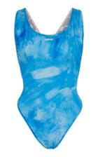 Off-white C/o Virgil Abloh Tie-dye Crossed Swimsuit