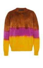 Moda Operandi The Elder Statesman Gradient Crewneck Cashmere Sweater Size: Xs