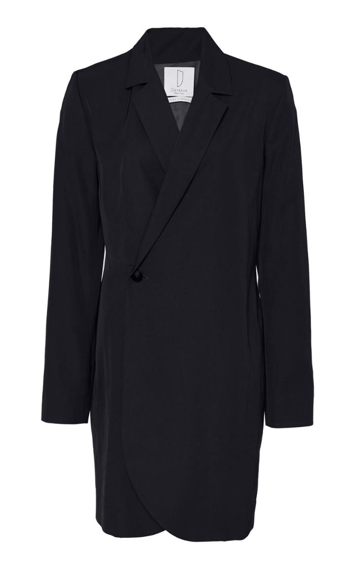 Deveaux Olivia Long Asymmetric Blazer