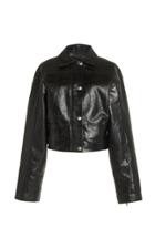 Moda Operandi Saks Potts Diablo Oversized Logo-appliqued Leather Jacket