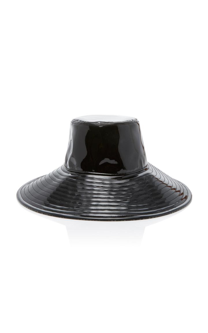 Eric Javits Driptidoo Patent Leather Bucket Hat