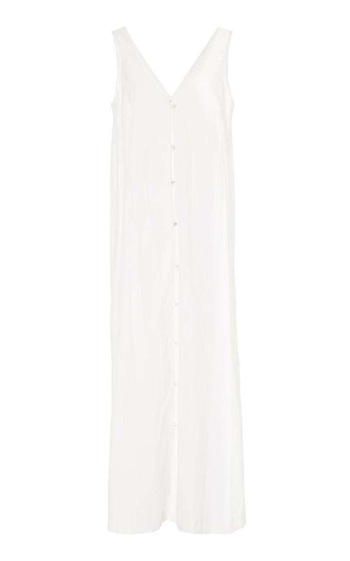 Christine Alcalay Shirt Dress With Slits