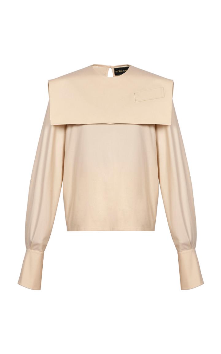 George Keburia Detachable Overlay Blouse