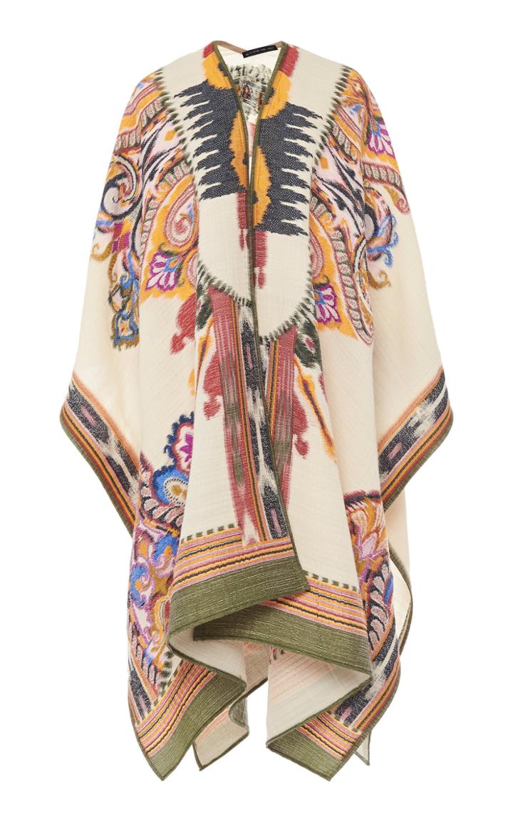 Moda Operandi Etro Multicolored Woven Poncho
