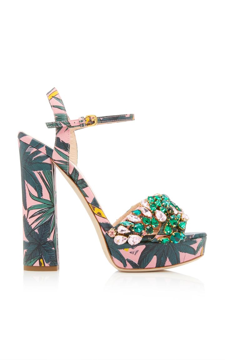 Gedebe Jo Palm Platform Sandal