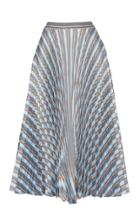 Rossella Jardini Flare Pliss Midi Skirt