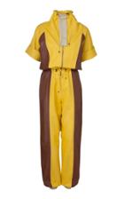 Moda Operandi Dodo Bar Or Eva Leather Jumpsuit