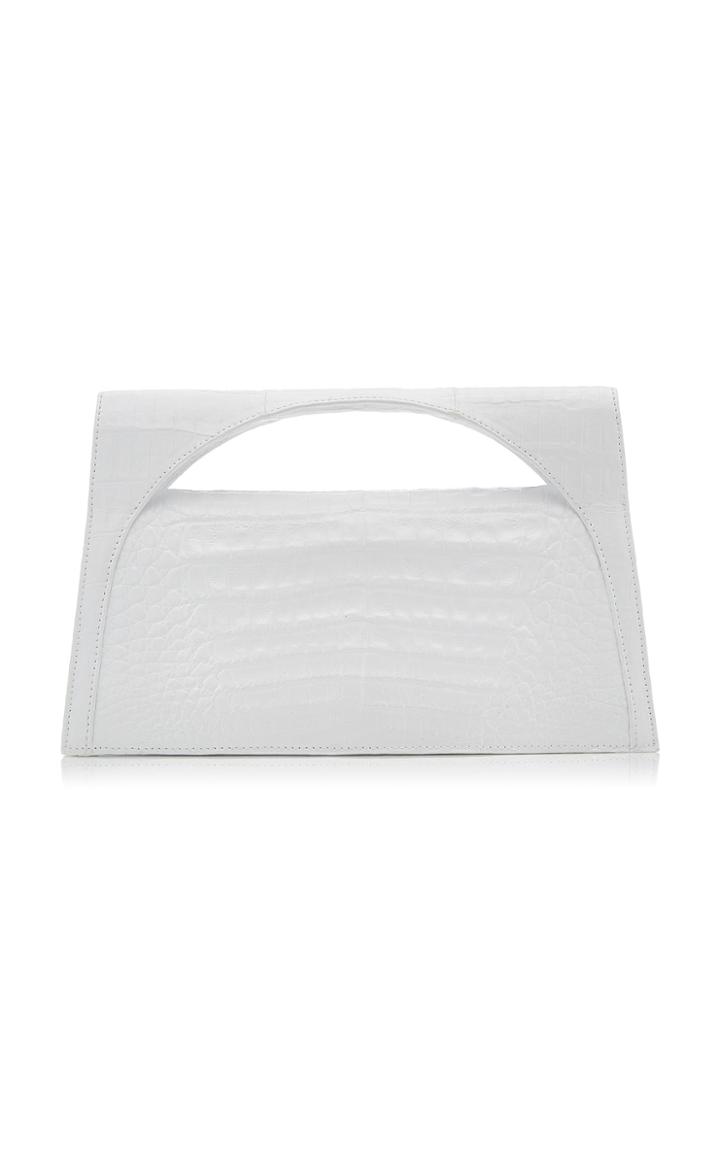Moda Operandi Nancy Gonzalez Sammy Small Keyhole Crocodile Clutch