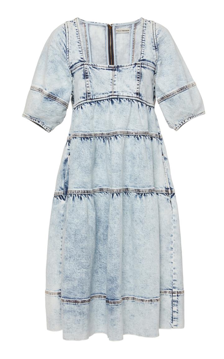 Ulla Johnson Devi Denim Midi Dress