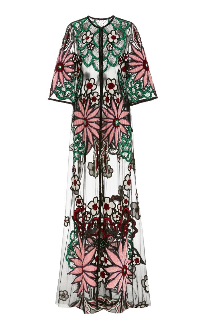 Moda Operandi Naeem Khan Embroidered Long Coat