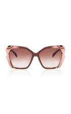 Emilio Pucci Oversized Printed Acetate Square-frame Sunglasses