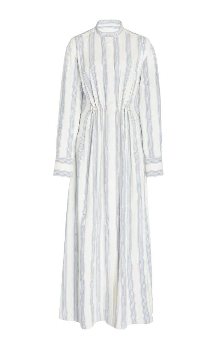 Noon By Noor Alvin Silk And Linen Blend Maxi Dress