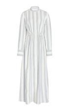 Noon By Noor Alvin Silk And Linen Blend Maxi Dress