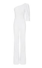 Moda Operandi Safiyaa Gia One-shoulder Wide-leg Jumpsuit