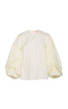 Roksanda Seya Puff Sleeve Cotton Top