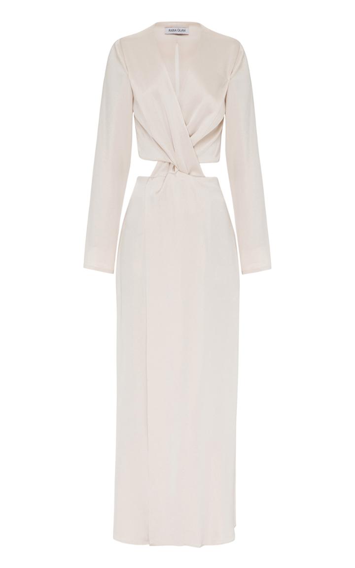 Moda Operandi Anna Quan Elena Cutout Crepe Dress
