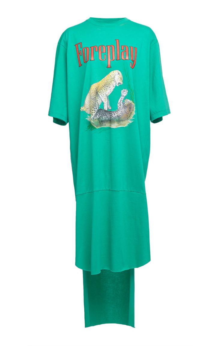 Christopher Kane Oversized Cotton T-shirt Dress