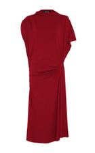 Paule Ka Viscose Jersey Asymmetrical Flared Dress