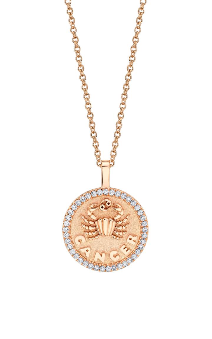 Moda Operandi Anita Ko 18k Gold Cancer Zodiac Necklace Size: White Gold