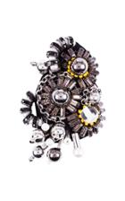 Dorothee Schumacher Rock Glam Hand Embroidered Brooch
