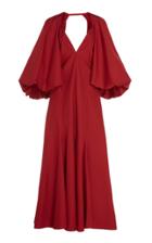 Khaite Joanna Oversized Sleeve Cotton Dress