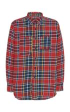 Engineered Garments Checked Cotton-flannel Shirt