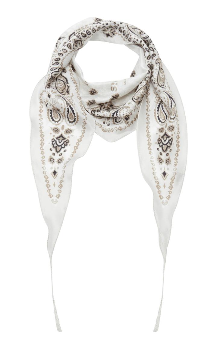 Acne Studios Vilina Printed Silk Scarf