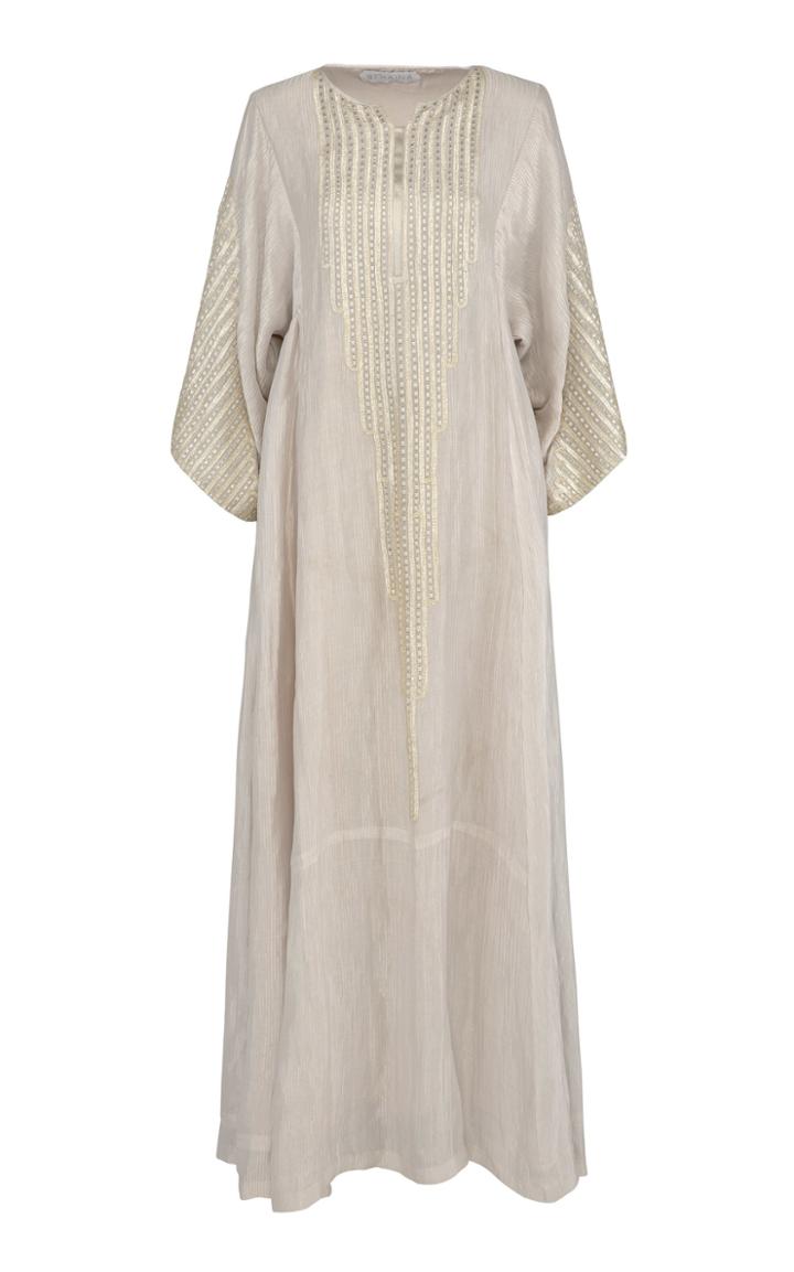 Bthaina Embroidered Bodice Caftan
