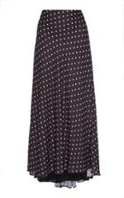 Haider Ackermann Polka Dot Pleated Skirt