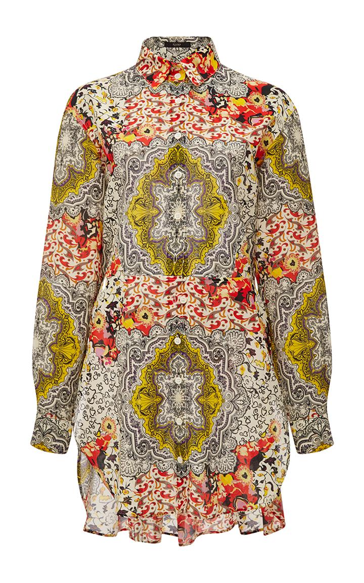 Etro Paisley Floral Cotton Voile Shirt