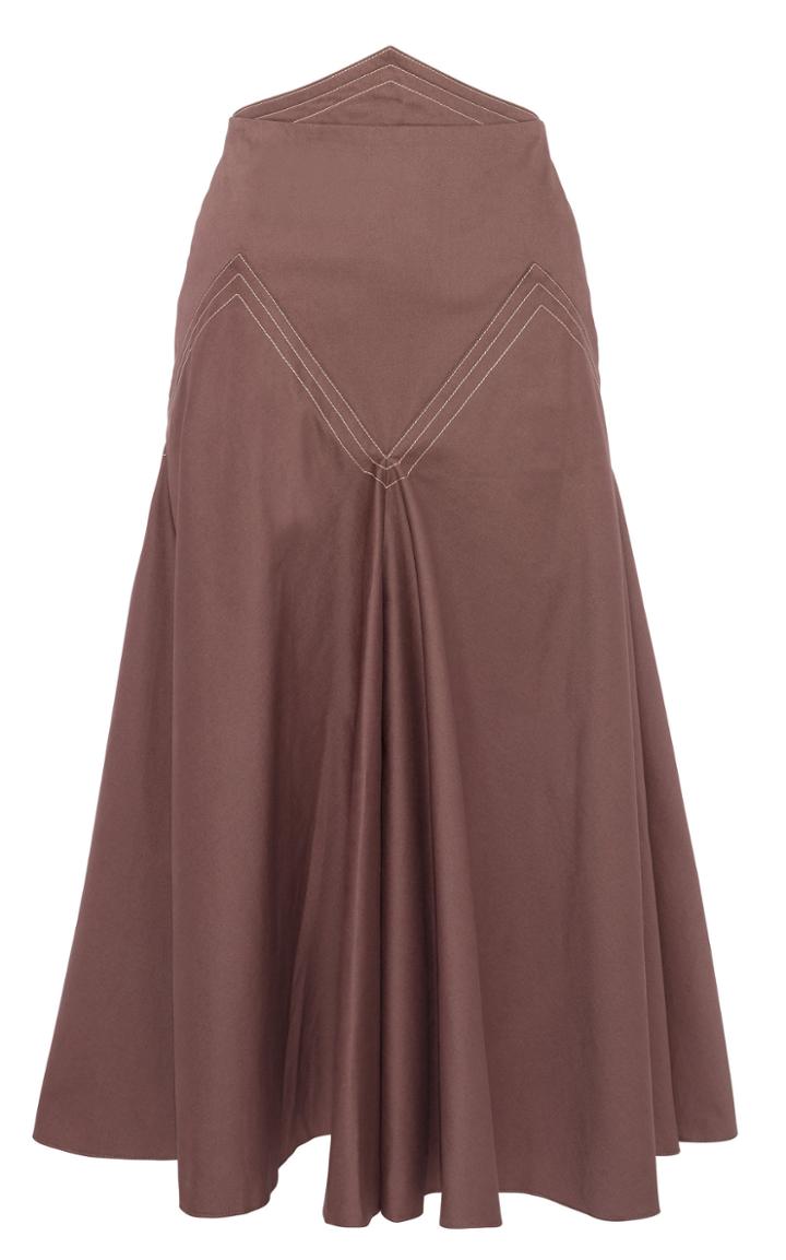 Moda Operandi Anna Mason Lily High Waisted Stitch Skirt Size: 6