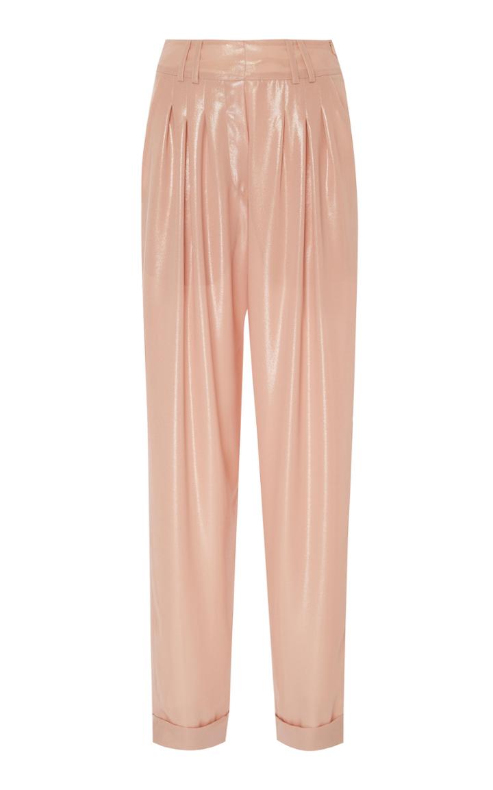 Balmain Pleated Mousseline Pant