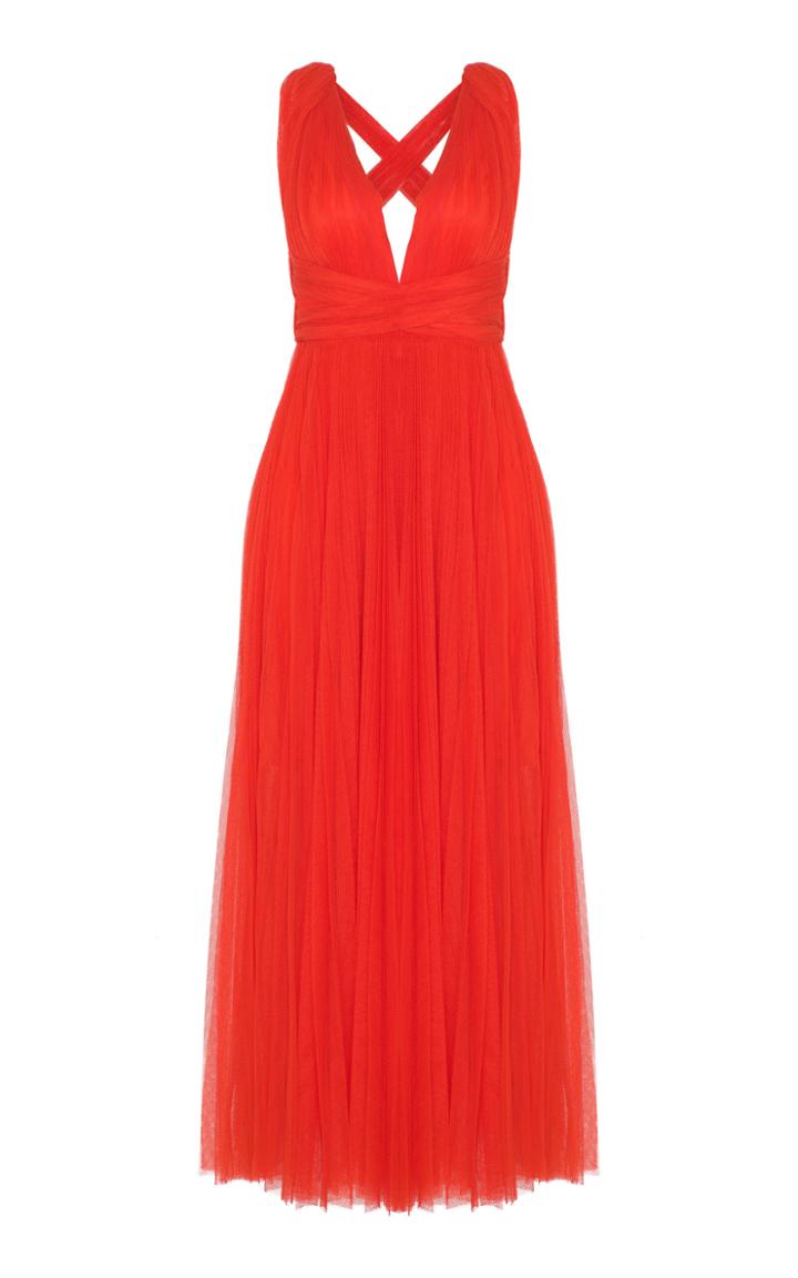 Maria Lucia Hohan Margo Tulle Midi Dress
