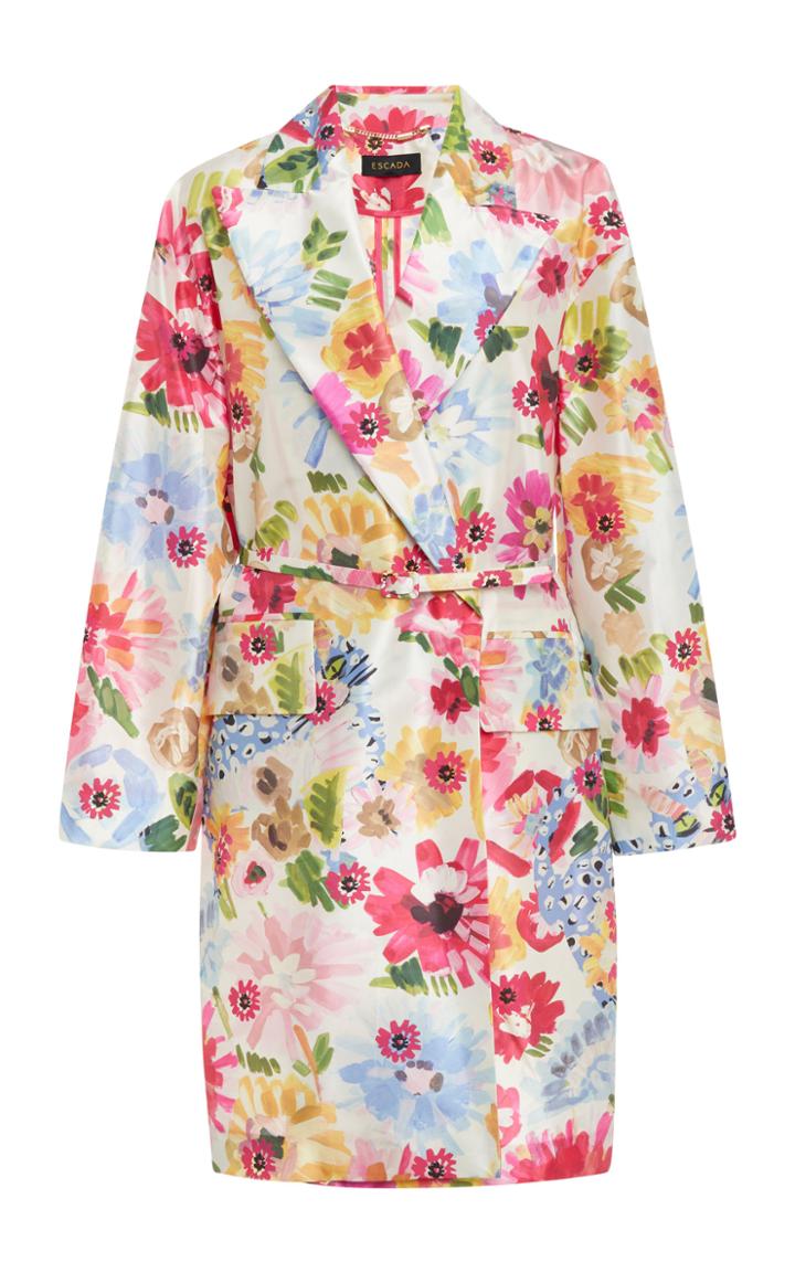 Escada Floral Meride Coat