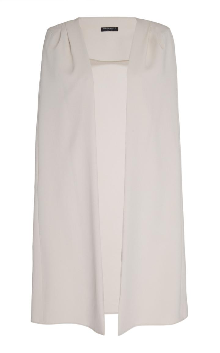 Burnett New York Stone Emboidered Mini Dress With Cape