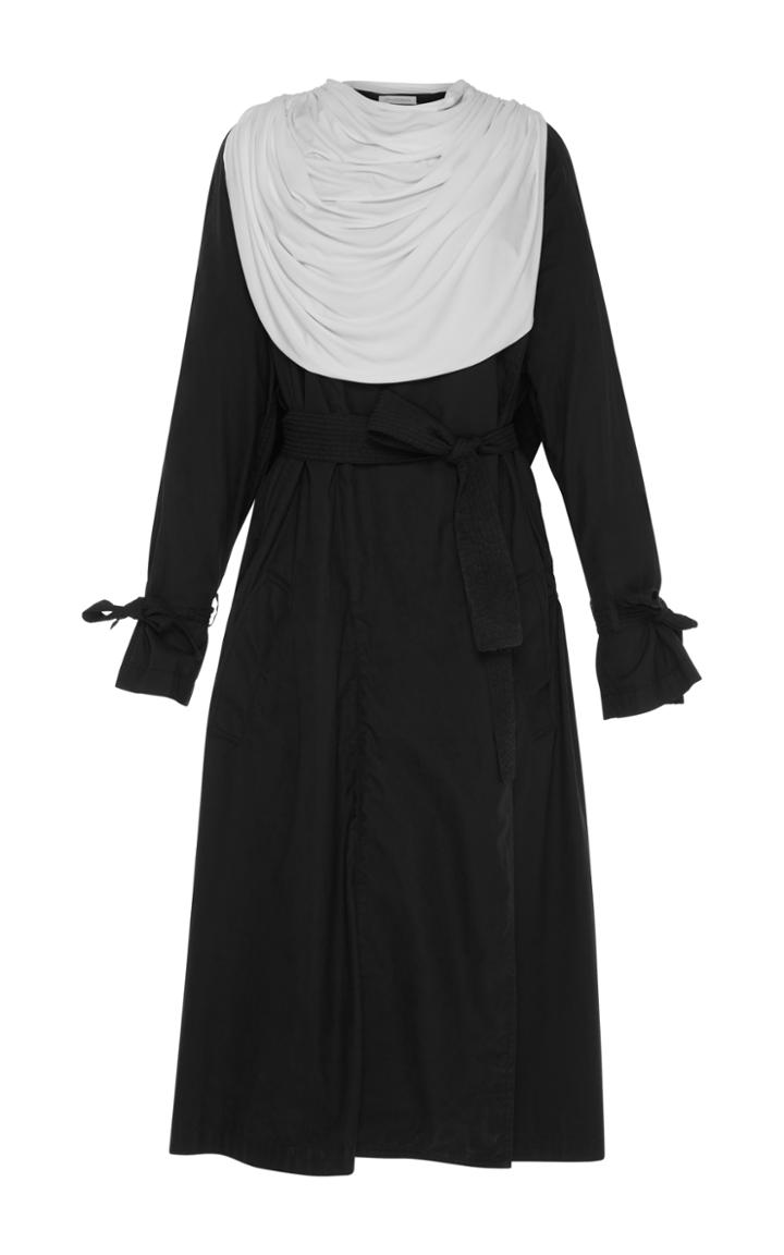 J.w.anderson Trench Coat With Draped Collar