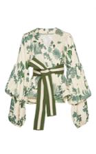 Johanna Ortiz Santa Maria Belted Wrap Top