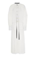 Proenza Schouler Long Sleeve Pleated Dress