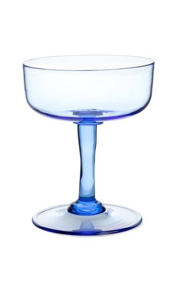 Moda Operandi Stories Of Italy Set Of 2 Champagne Glasses Blue