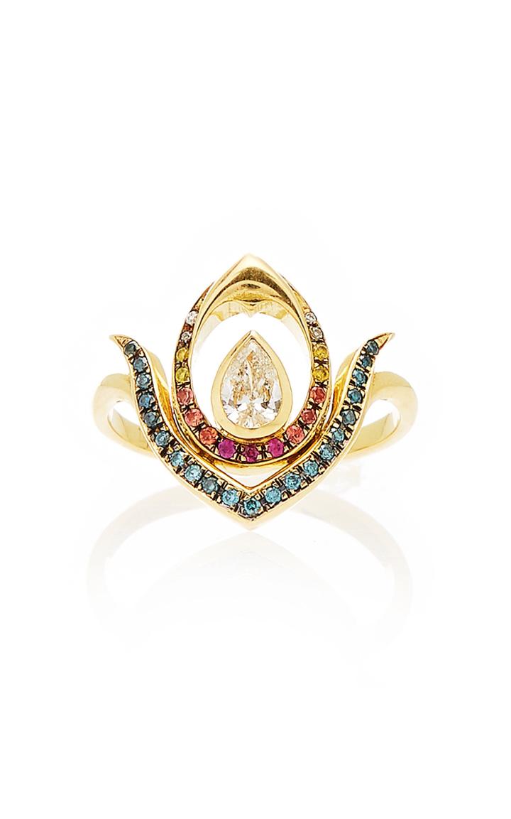 Ele Karela Diamond Anther Multi-stone Ring