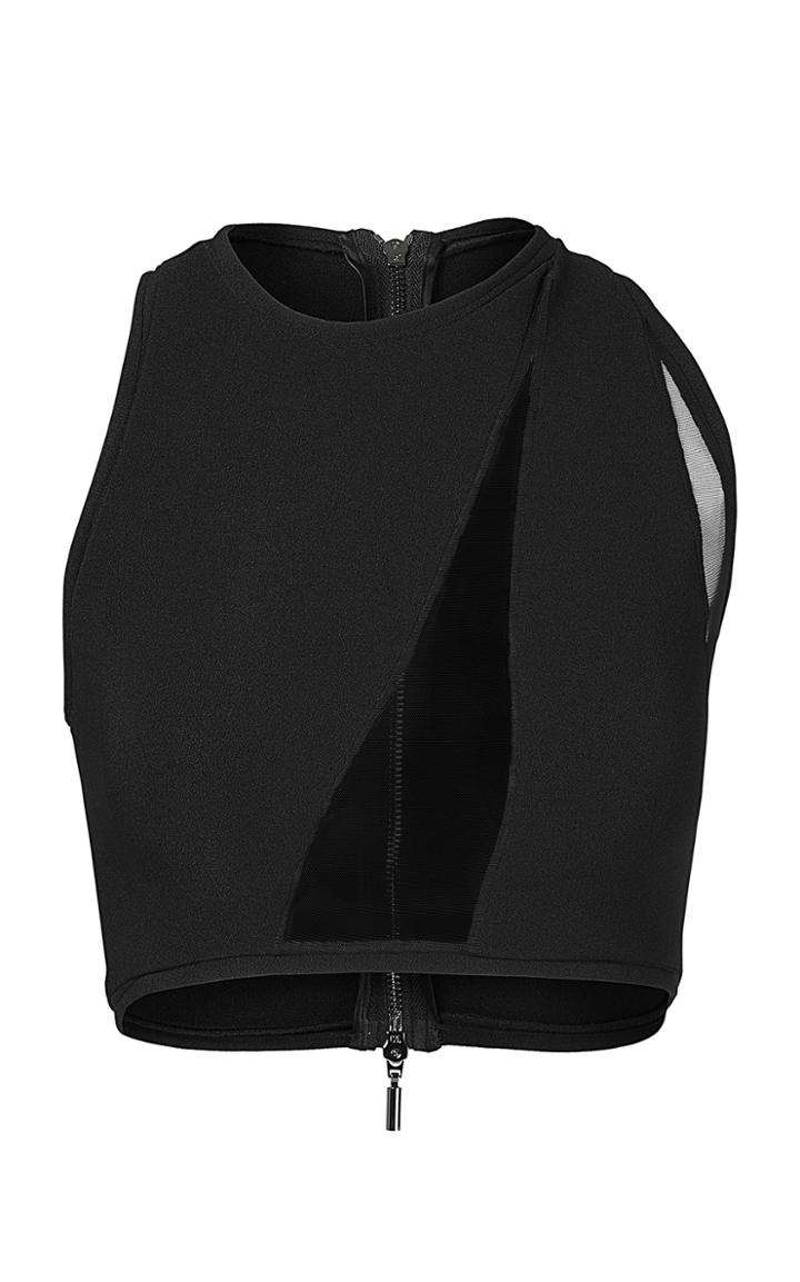 Moda Operandi Maticevski Equate Crepe Cropped Top