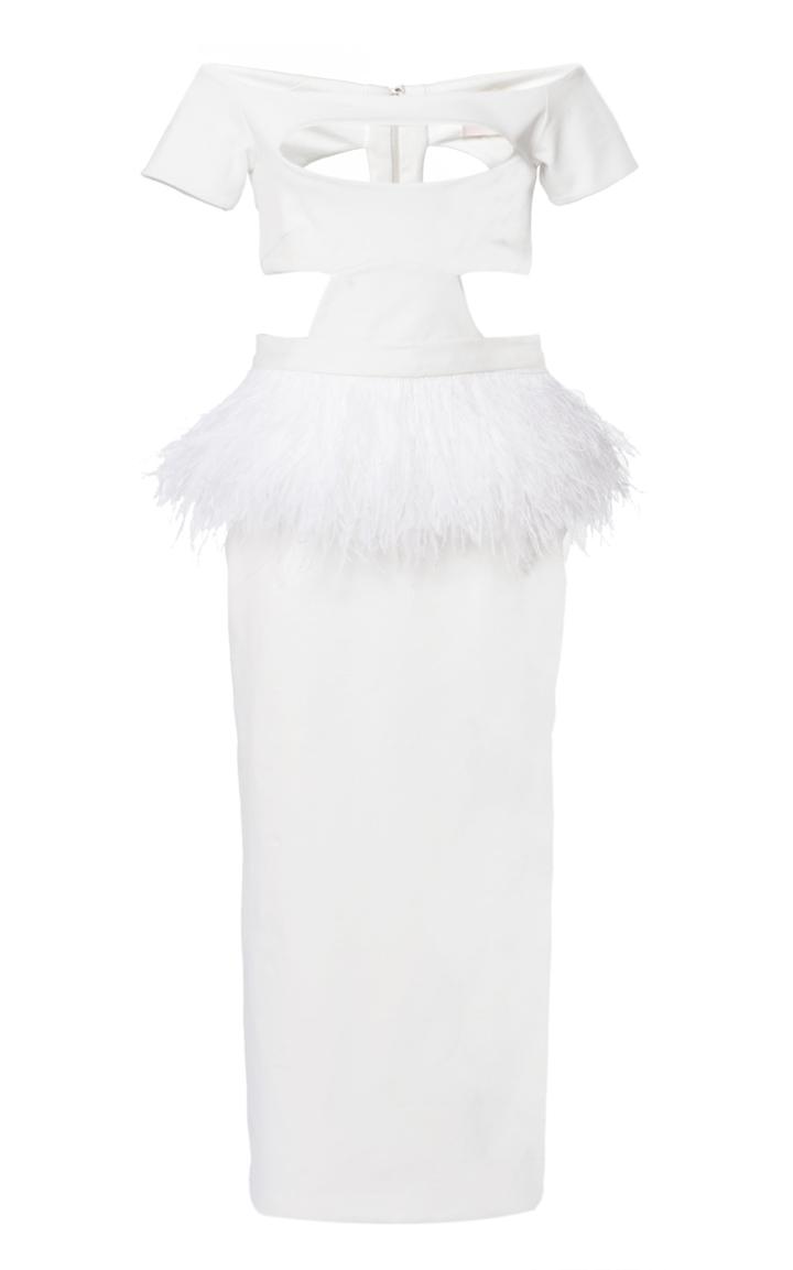 Leal Daccarett Odisea Off-the-shoulder Stretch-crepe Dress