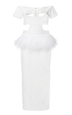 Leal Daccarett Odisea Off-the-shoulder Stretch-crepe Dress