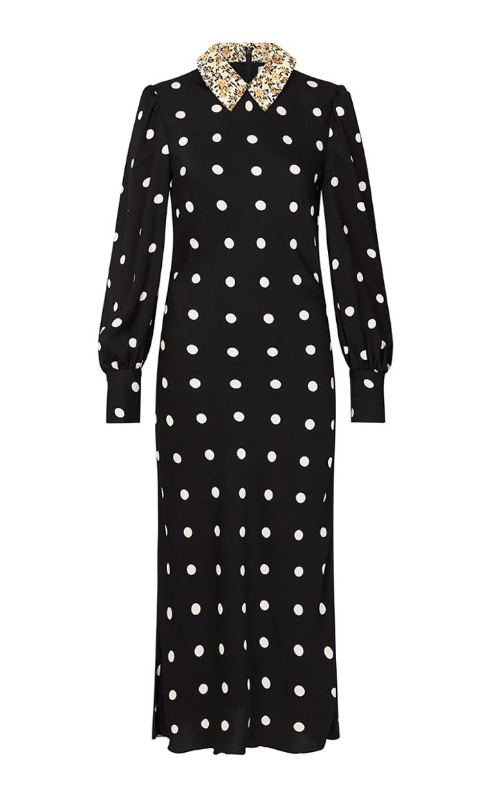 Rebecca Vallance Penelope Long Sleeve Midi Dress