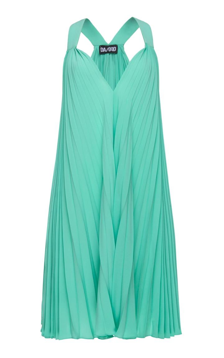 Dalood V-neck Pleated Dress